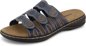 CUSHIONAIRE Women's Barret comfort sandal with  Comfort Foam and Wide Widths Available