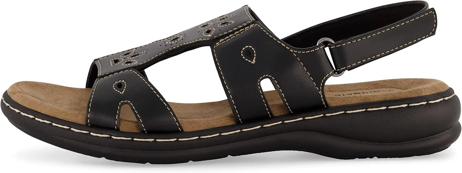 CUSHIONAIRE Women's Briar comfort sandal  Comfort Foam