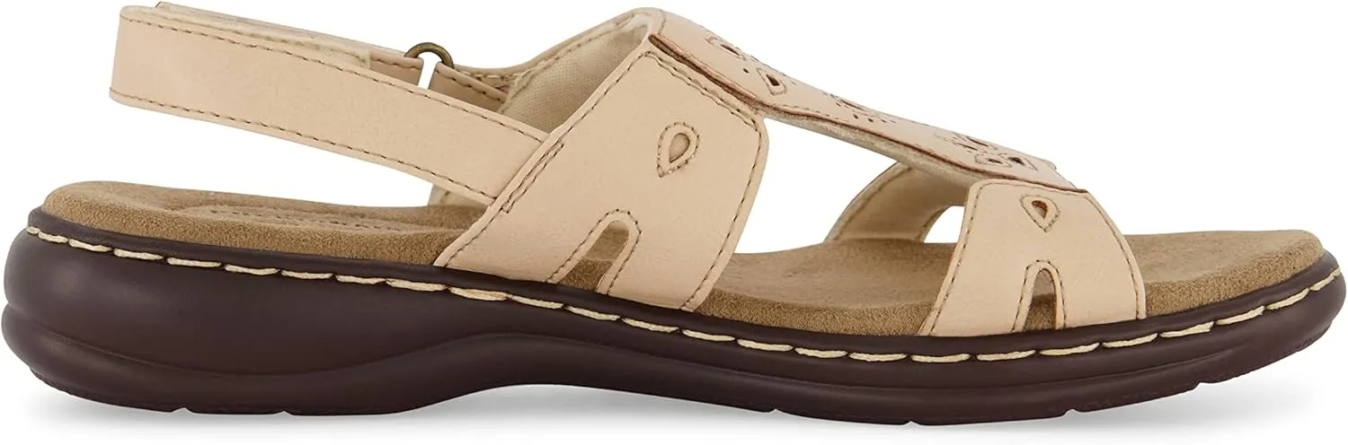 CUSHIONAIRE Women's Briar comfort sandal  Comfort Foam