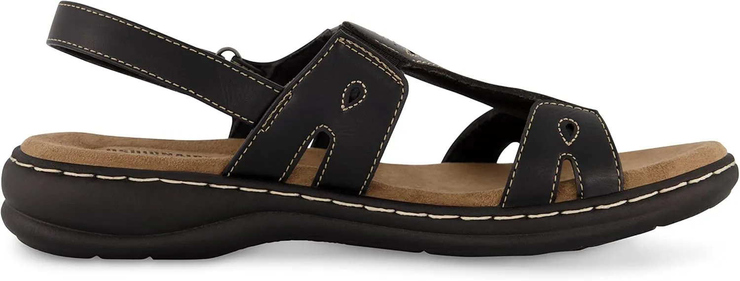 CUSHIONAIRE Women's Briar comfort sandal  Comfort Foam