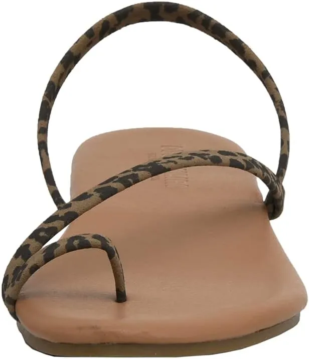 CUSHIONAIRE Women's Catalina toe ring Sandal with Memory Foam