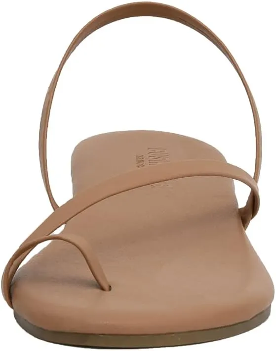 CUSHIONAIRE Women's Catalina toe ring Sandal with Memory Foam