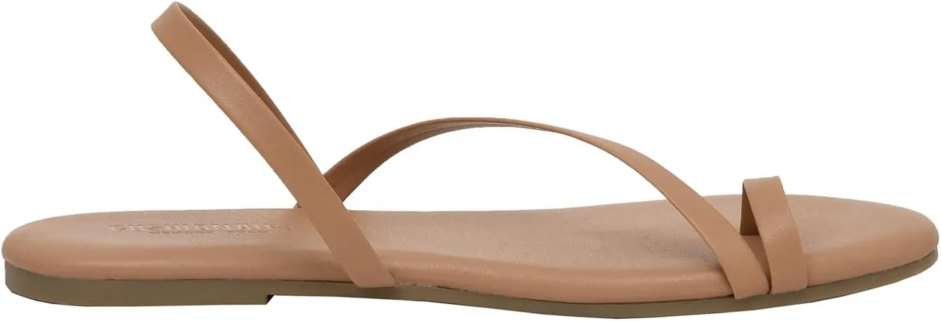 CUSHIONAIRE Women's Catalina toe ring Sandal with Memory Foam