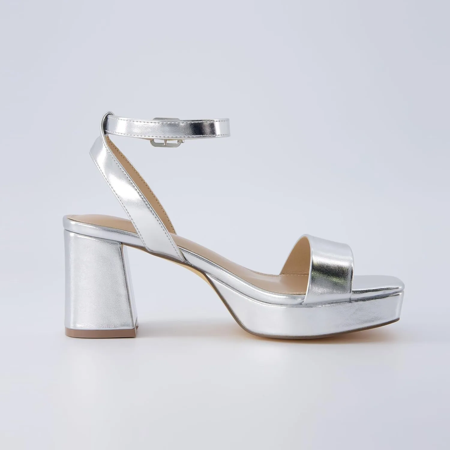 CUSHIONAIRE Women's Cherry platform dress sandal  Memory Foam and Wide Widths Available