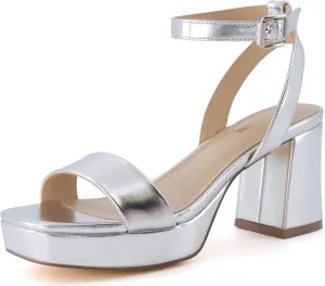 CUSHIONAIRE Women's Cherry platform dress sandal  Memory Foam and Wide Widths Available