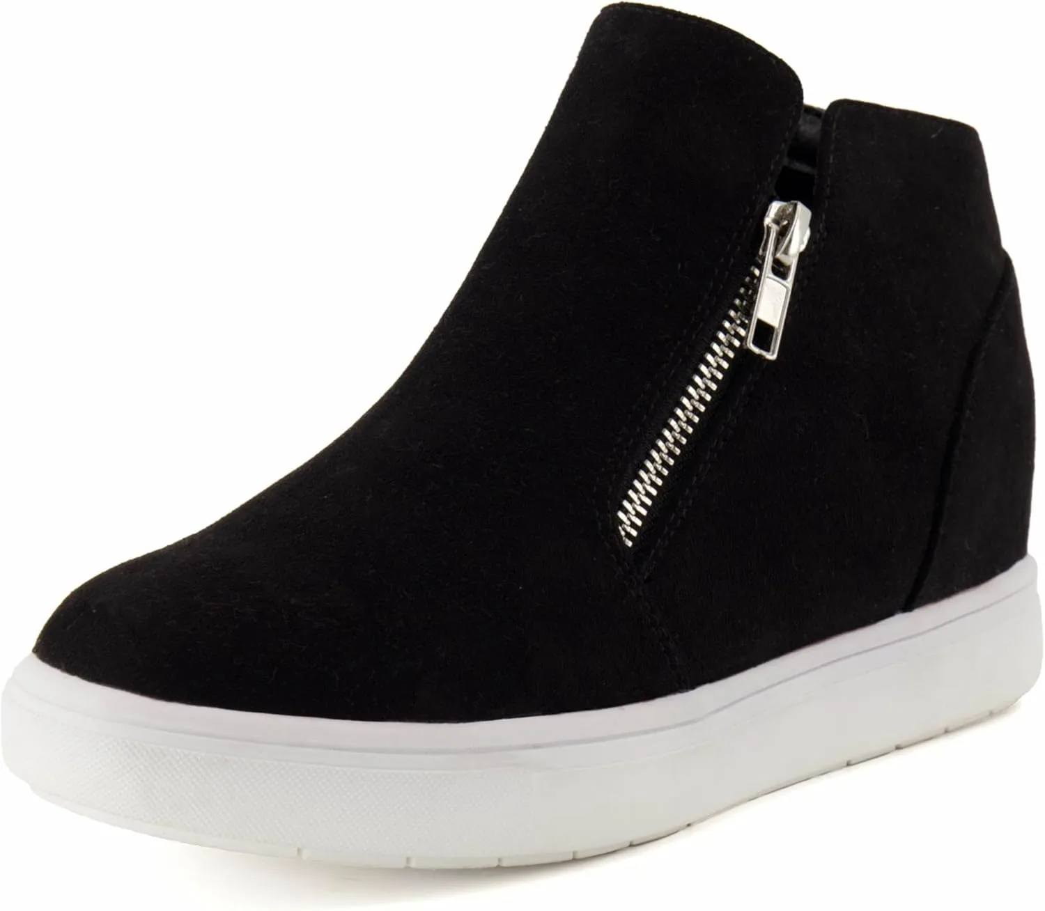 CUSHIONAIRE Women's Hart Hidden Wedge Sneaker  Wide Width Available