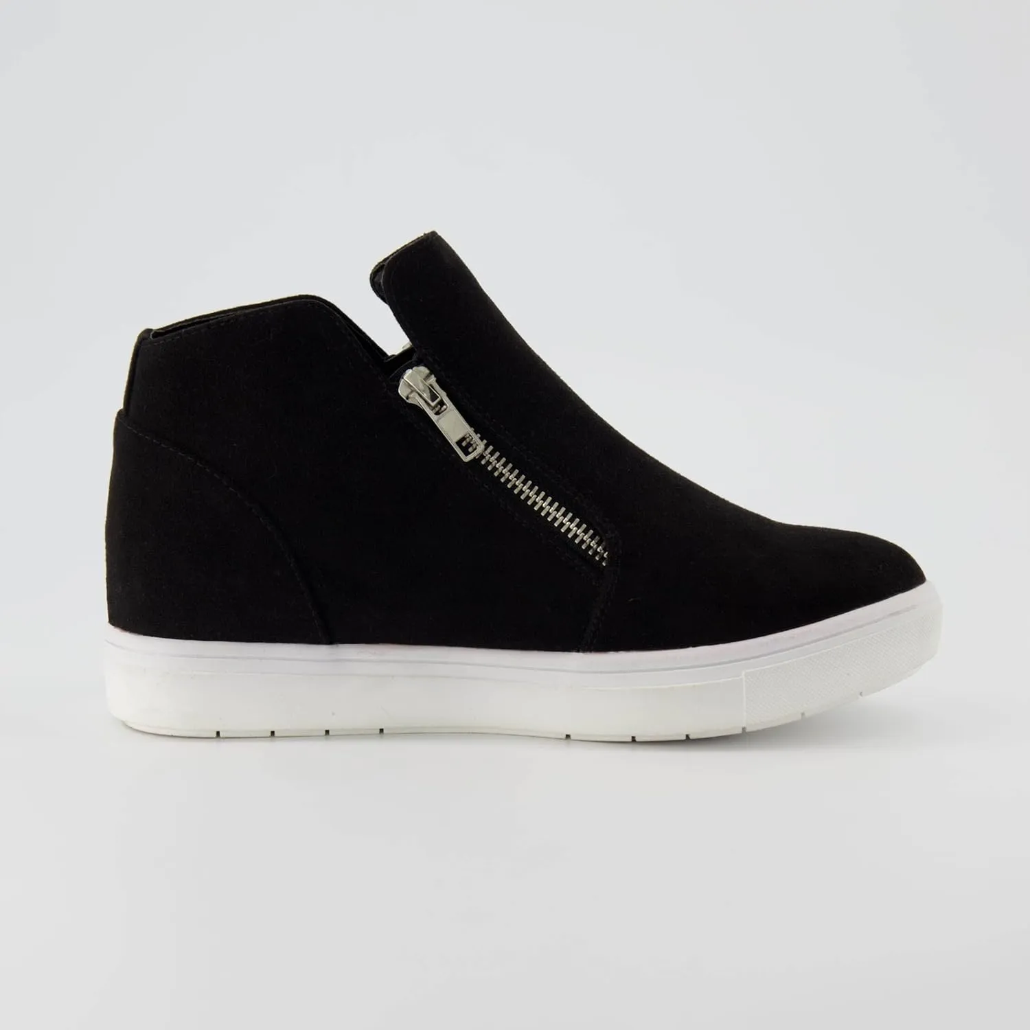 CUSHIONAIRE Women's Hart Hidden Wedge Sneaker  Wide Width Available