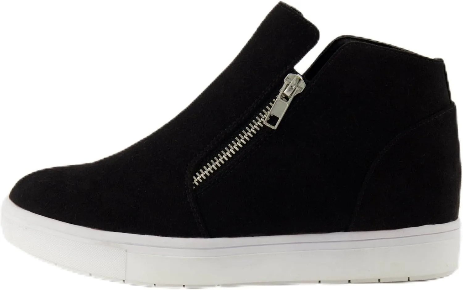 CUSHIONAIRE Women's Hart Hidden Wedge Sneaker  Wide Width Available
