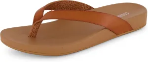 CUSHIONAIRE Women's Jacey thong footbed sandal  Comfort Foam
