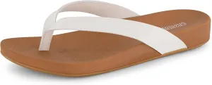 CUSHIONAIRE Women's Jacey thong footbed sandal  Comfort Foam