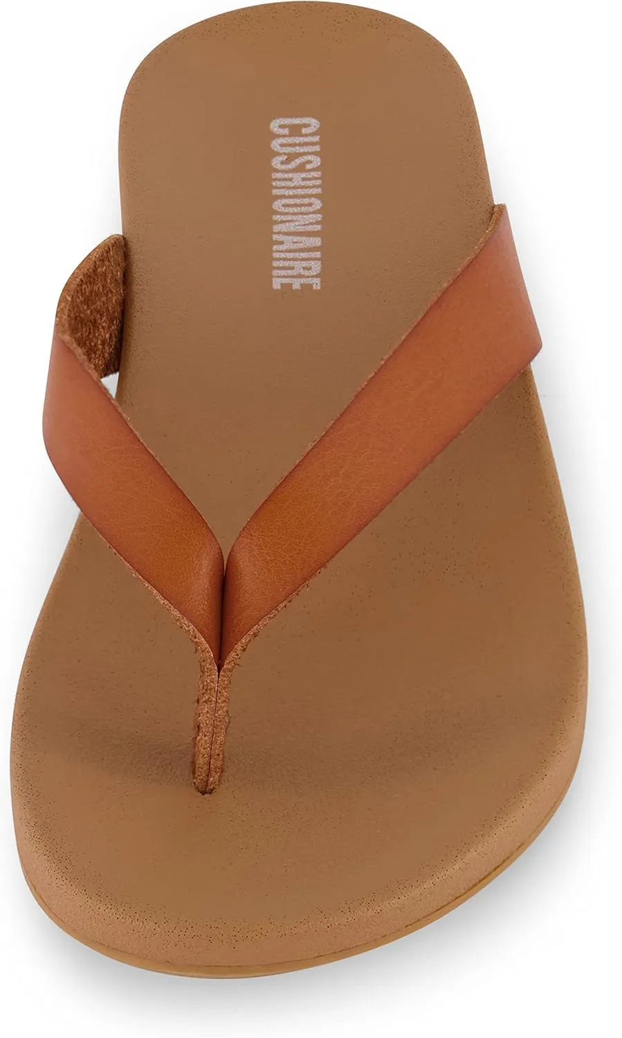 CUSHIONAIRE Women's Jacey thong footbed sandal  Comfort Foam