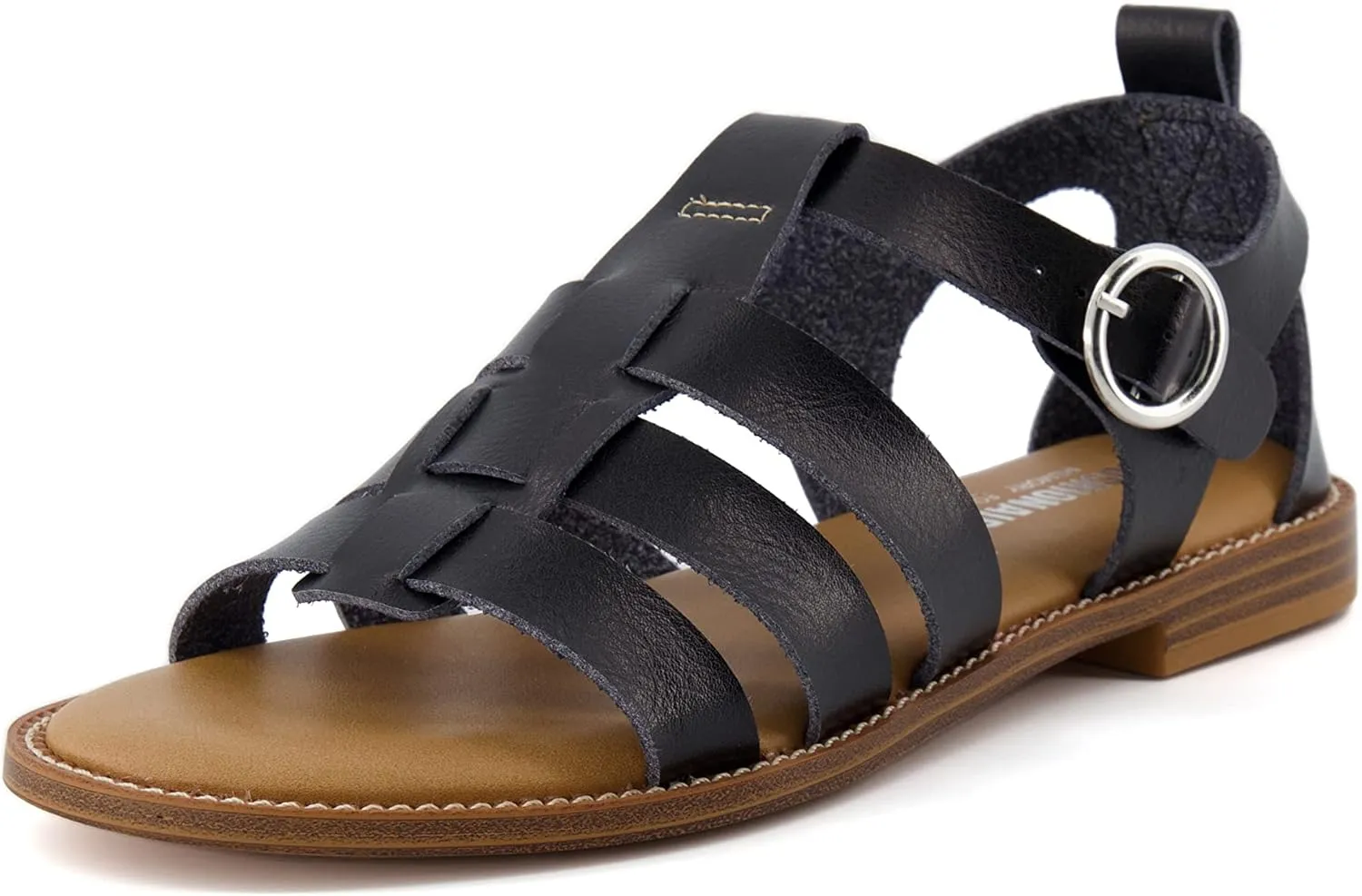 CUSHIONAIRE Women's Lotus fisherman sandal  Memory Foam, Wide Widths Available