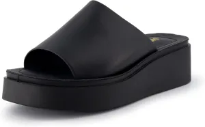 CUSHIONAIRE Women's Play one band platform sandal with  Memory Foam