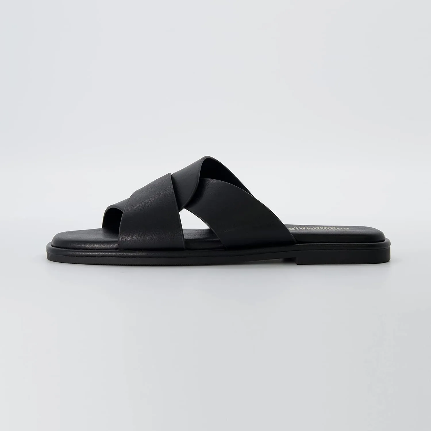 CUSHIONAIRE Women's Tribune slide sandal  Memory Foam, Wide Widths Available