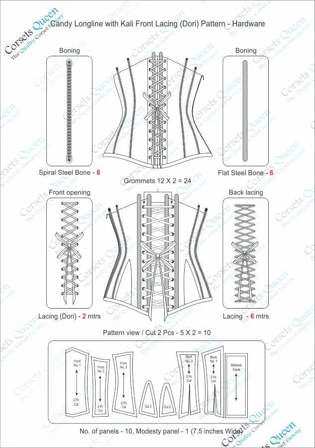Custom Great value Corset Carley Flexible Made