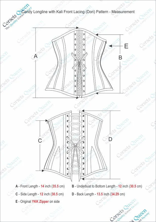 Custom Great value Corset Carley Flexible Made