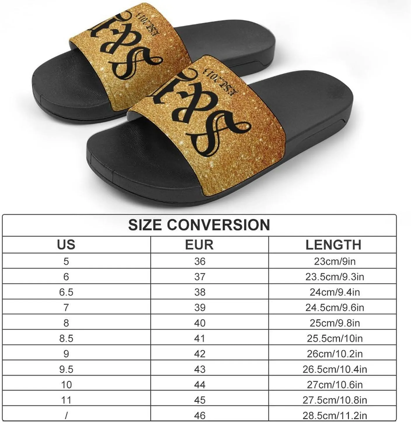 Custom Shower Slippers for Women Man, Non-Slip Open Toe Slippers for Bathroom Kitchen Beach Indoor Outdoor Use, Unique Footwear Gifts for Girlfriend BoyFriend Mother Father
