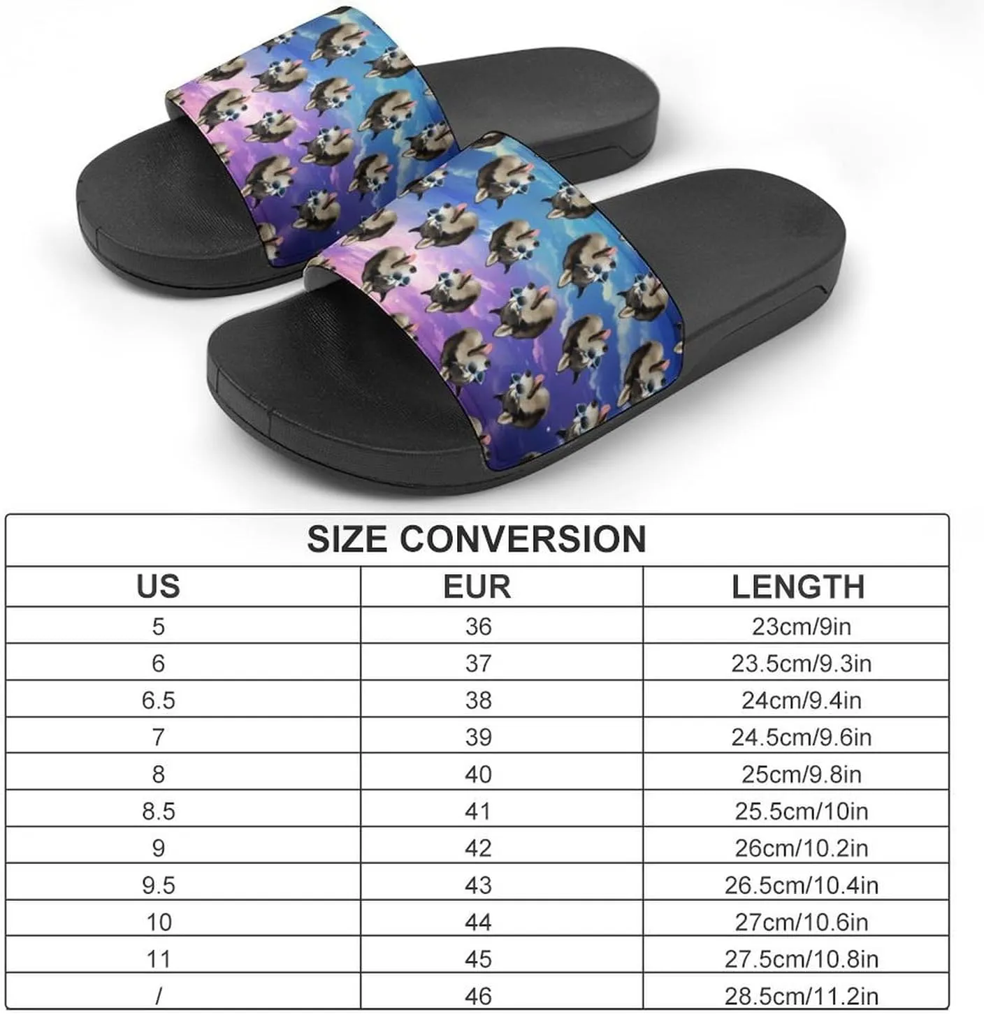 Custom Shower Slippers for Women Man, Non-Slip Open Toe Slippers for Bathroom Kitchen Beach Indoor Outdoor Use, Unique Footwear Gifts for Girlfriend BoyFriend Mother Father