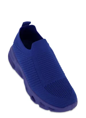 Cut Out Sole Slip On Sneakers