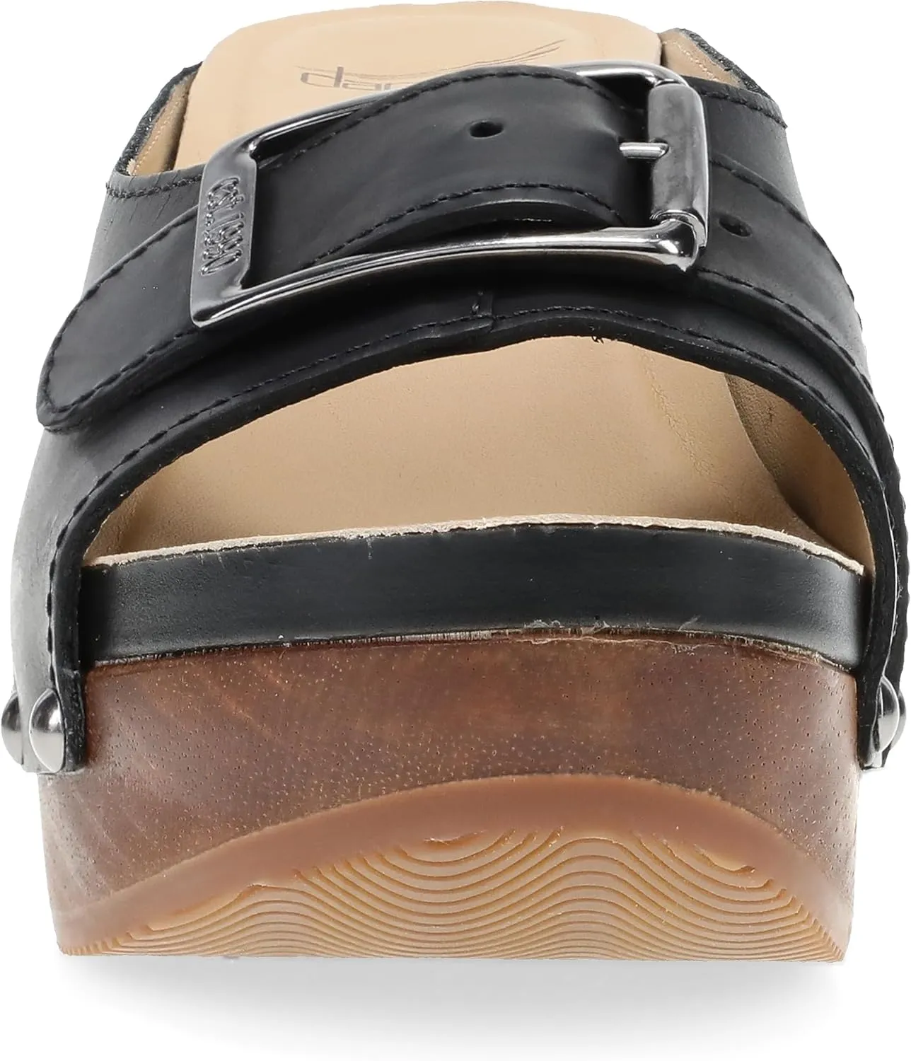 Dansko Adeline Heeled Slide Sandal for Women - Hand-Crafted Wooden Outsoles - Memory Foam Footbeds and Rubber Padded Outsoles for Comfort and Durability