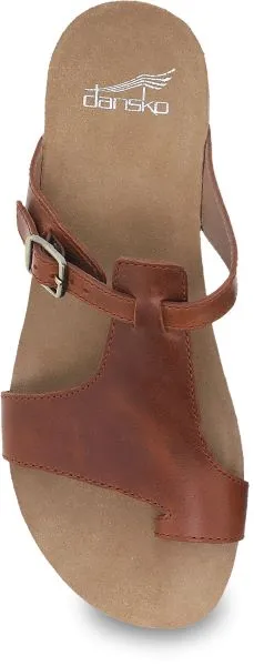 Dansko Brown Waxy Burnished Remi Womens Sandals 6026-065300