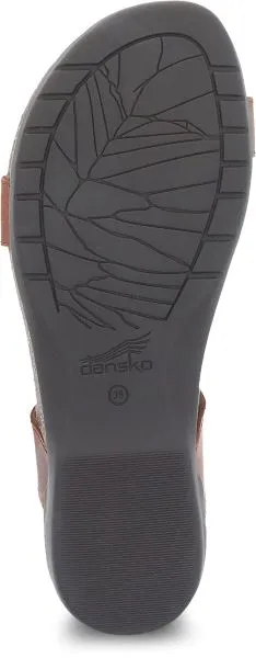 Dansko Brown Waxy Burnished Remi Womens Sandals 6026-065300