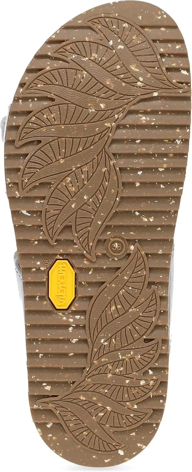 Dansko Dayna Double Buckle, Slip-On Sandal for Women - Cushioned Cork Midsole for Comfort and Shock Absorption - Vibram ECOSTEP EVO Rubber Outsole for Long-Lasting Wear