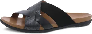 Dansko Joanna Slip-On Sandal for Women – Leather Linings and Uppers for All-Day Comfort – Dual Density EVA Footbed and Lightweight Rubber Outsole for Long-Lasting Wear