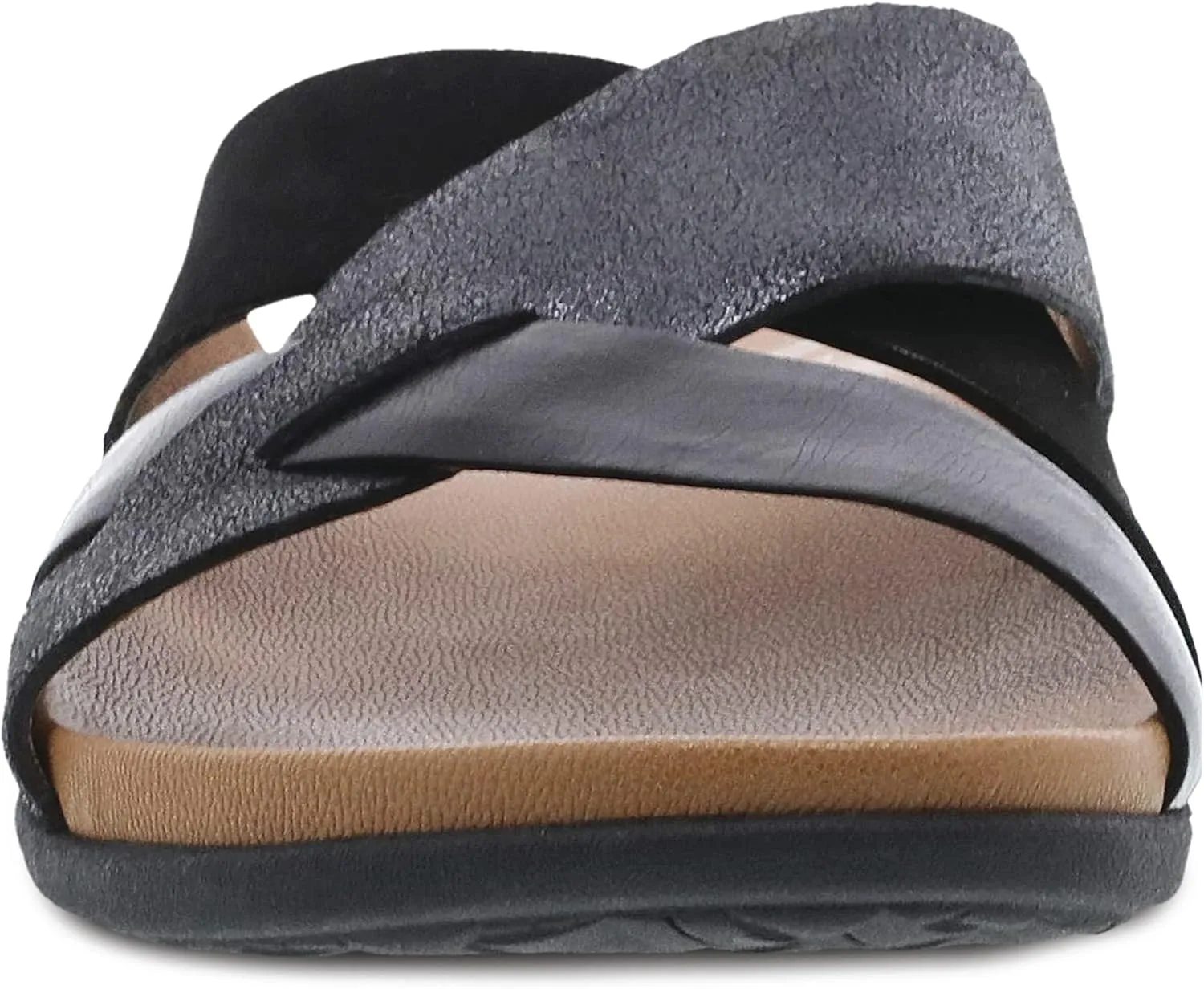 Dansko Joanna Slip-On Sandal for Women – Leather Linings and Uppers for All-Day Comfort – Dual Density EVA Footbed and Lightweight Rubber Outsole for Long-Lasting Wear