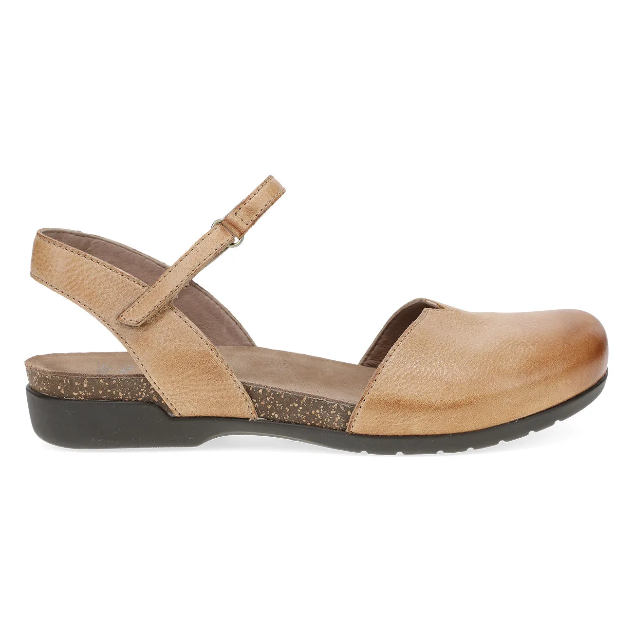 Dansko Rowan honey distressed leather