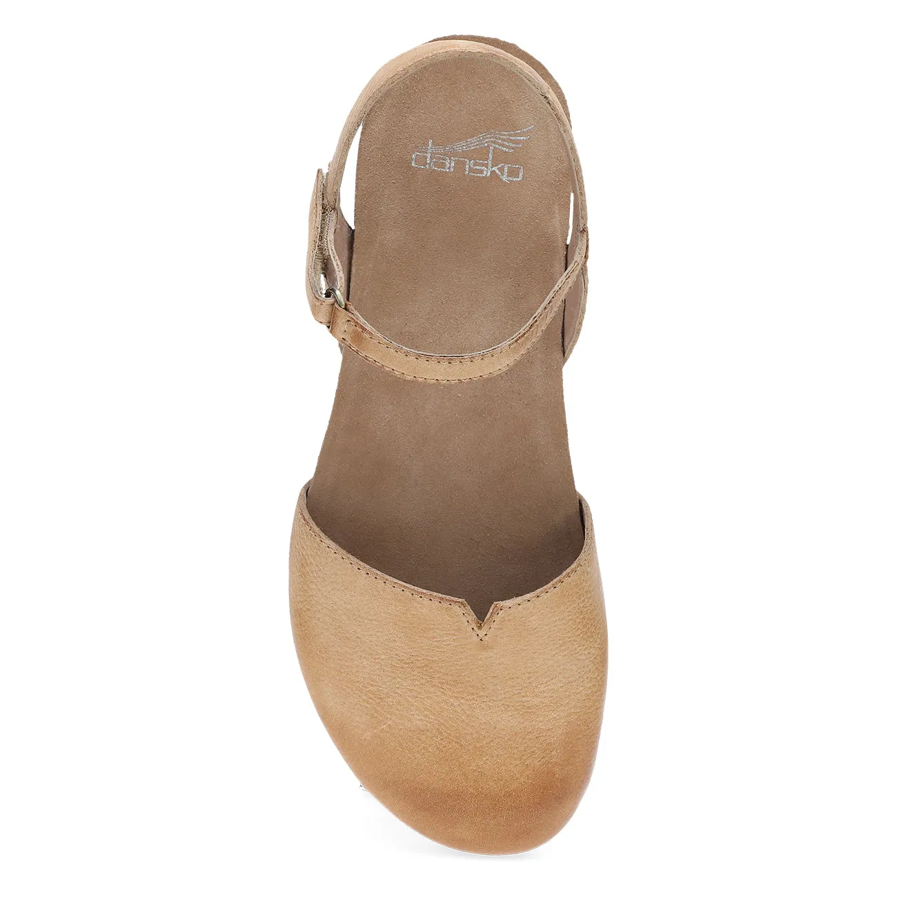 Dansko Rowan honey distressed leather