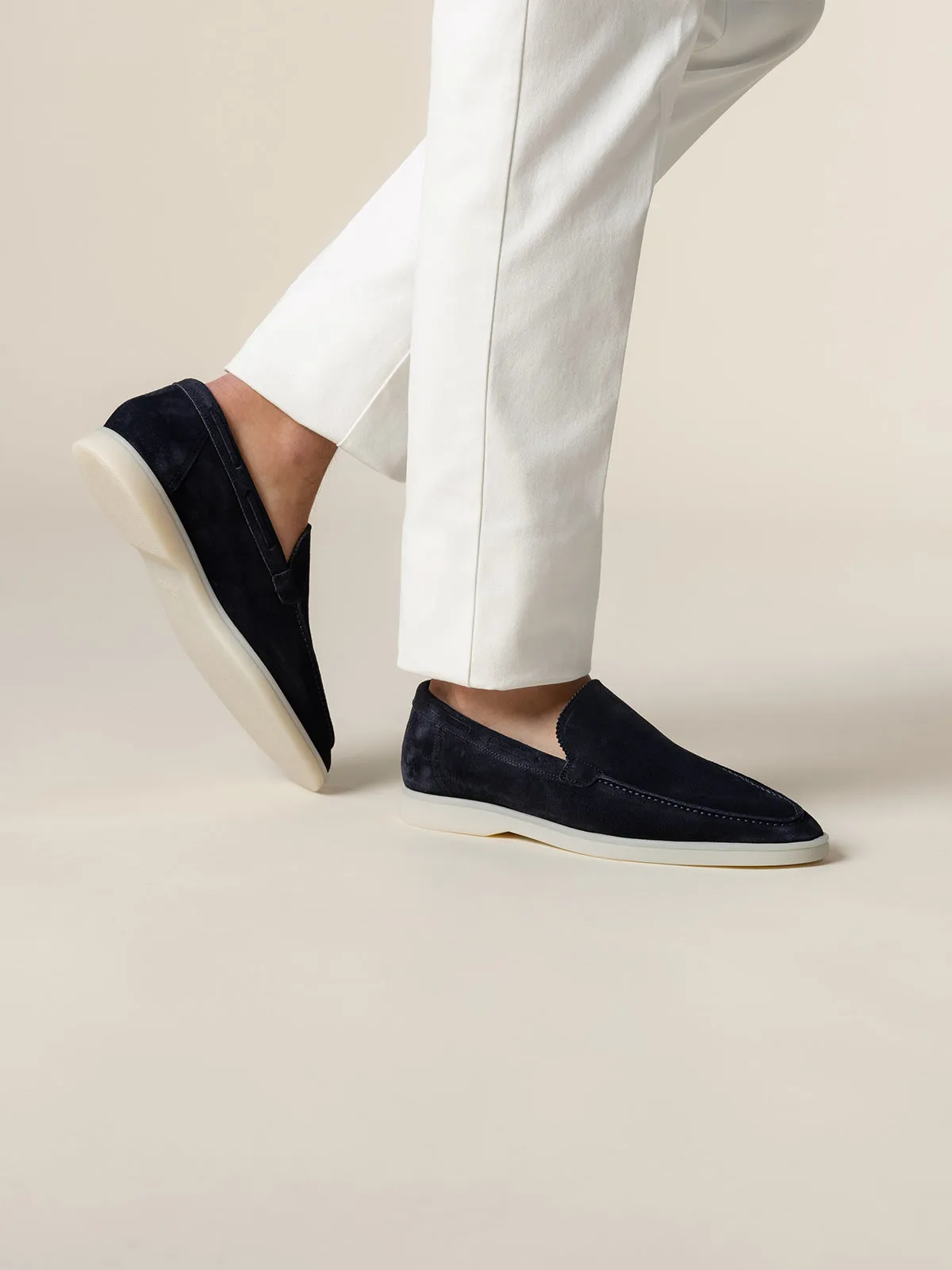 Dark Blue Yacht Loafer