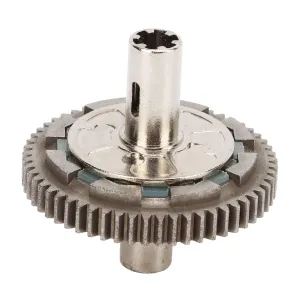DAUERHAFT Steel 57T 0 . 8Mod Slipper Set , HD 57T Slipper Set 0 . 8Mod Silver Slipper Clutch Spur Gear Hardened for Arrma 1/10 Granit