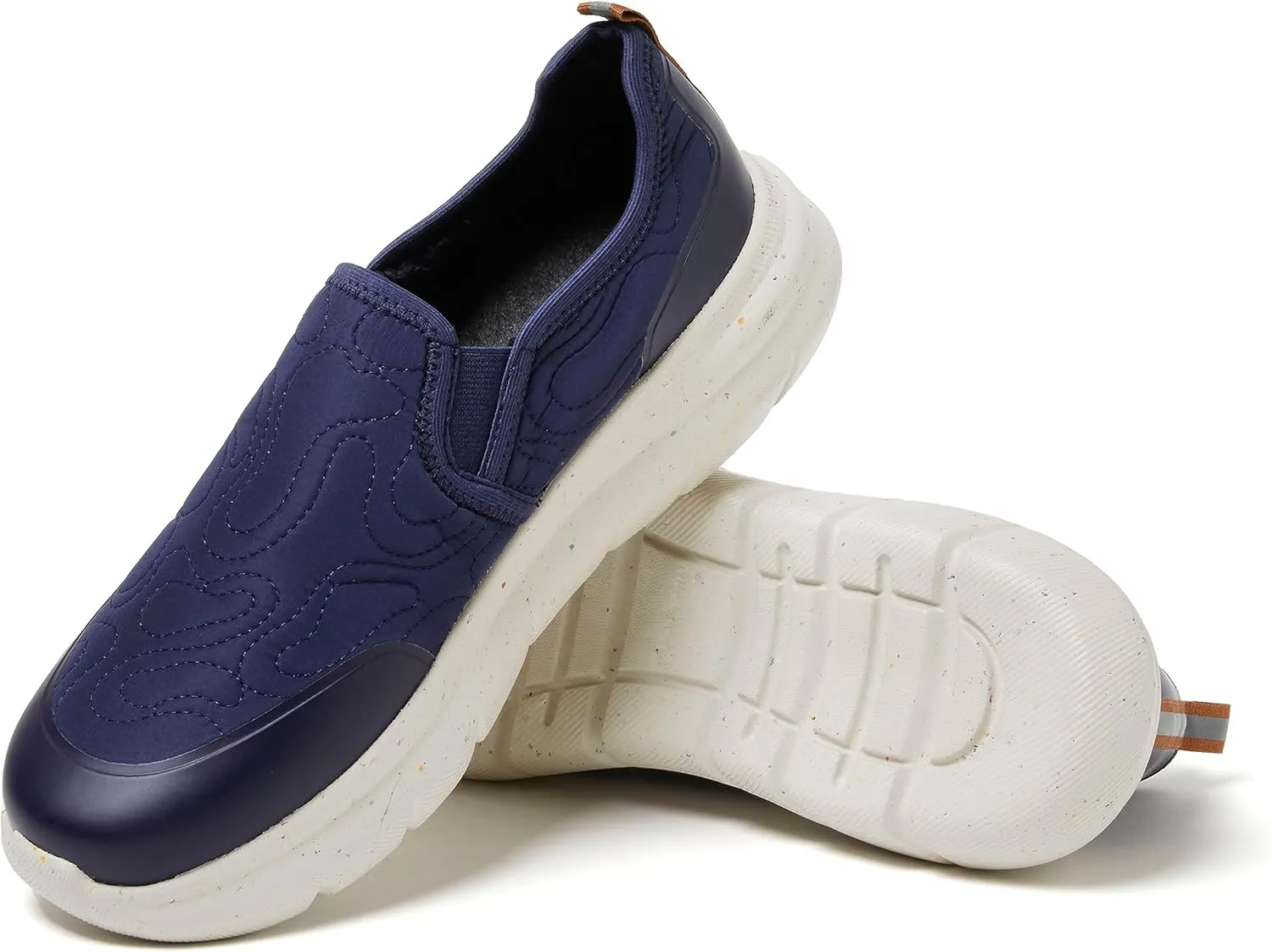 Dearfoams Men's Tahoe Lightweight Comfort Slip-On Sneaker