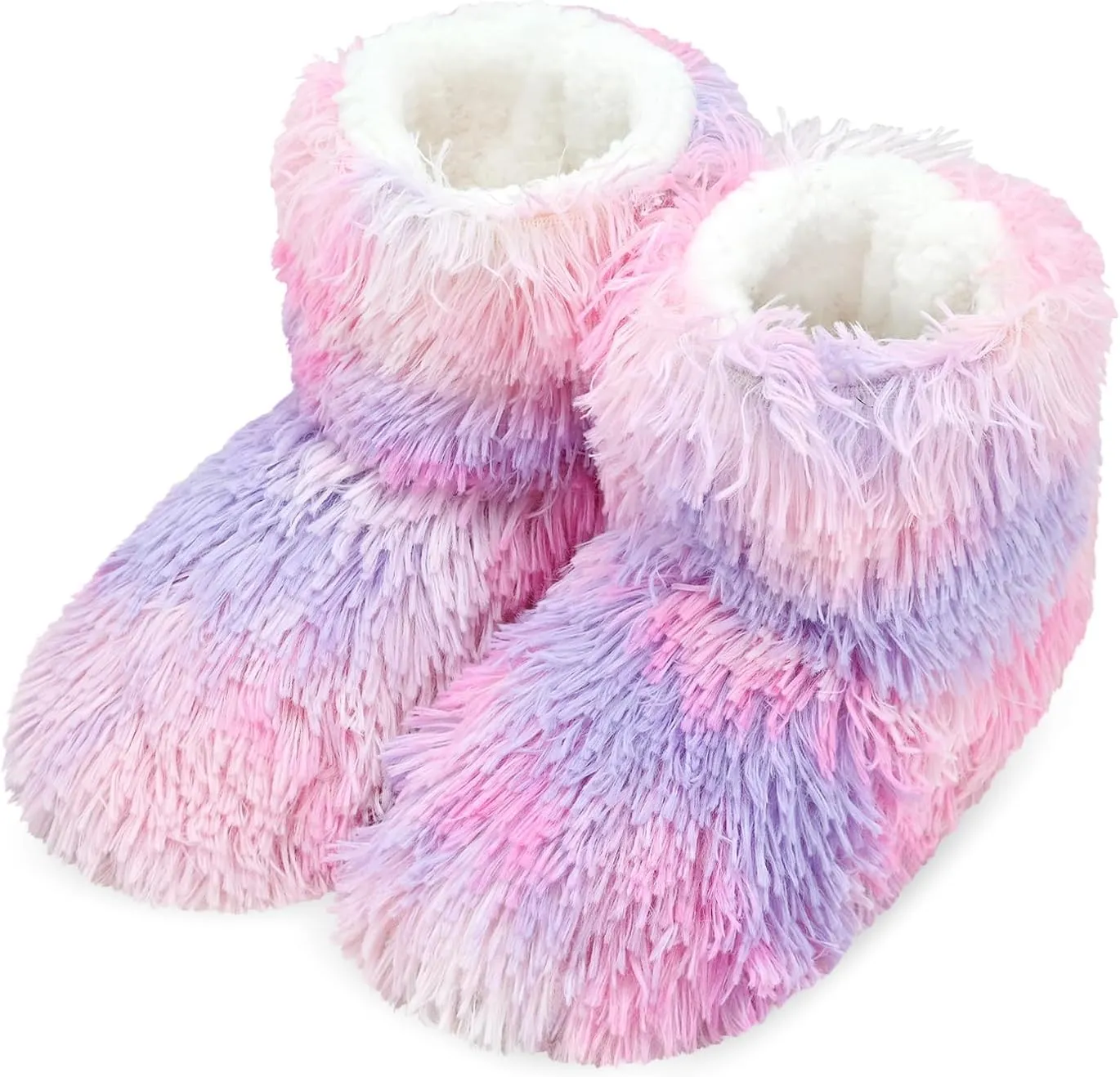 DICUIRD Womens Cozy&Warm Slipper Socks with Grippers-House Socks