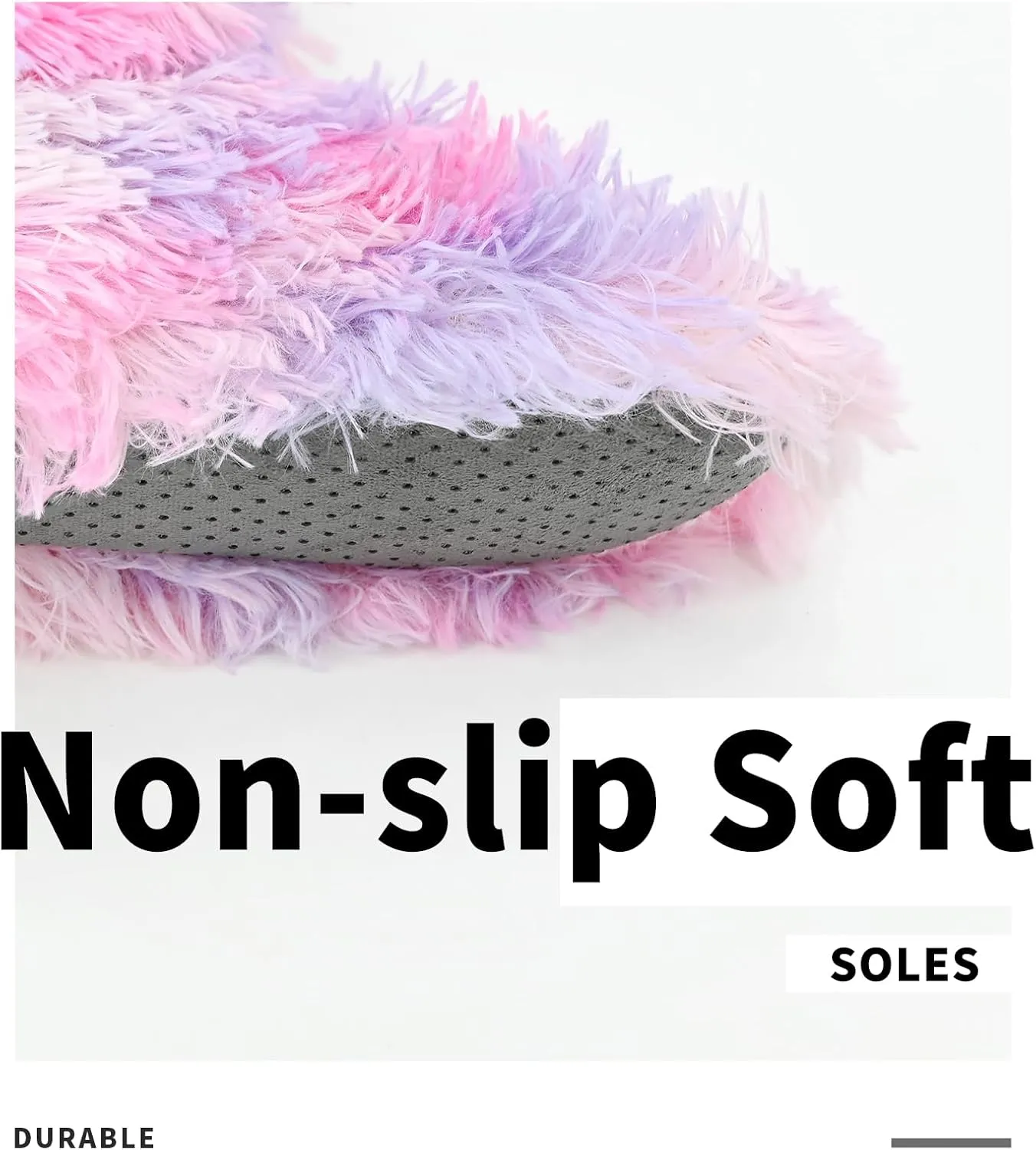 DICUIRD Womens Cozy&Warm Slipper Socks with Grippers-House Socks