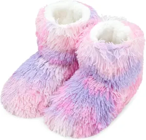 DICUIRD Womens Cozy&Warm Slipper Socks with Grippers-House Socks
