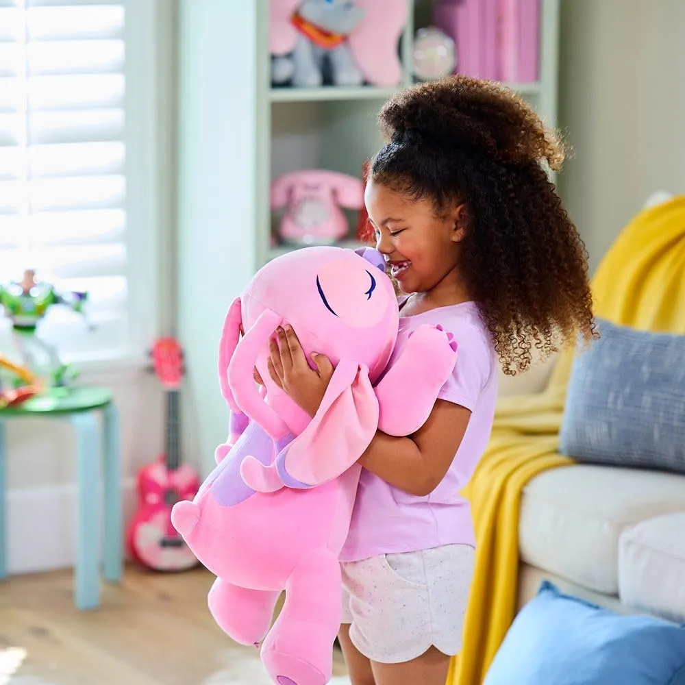 DISNEY STORE Official Cuddleez Plush - Angel - Big Plush - Super Soft & Huggable Toy for Fans & Kids of All Ages - Perfect Collectible Gift, Plushy