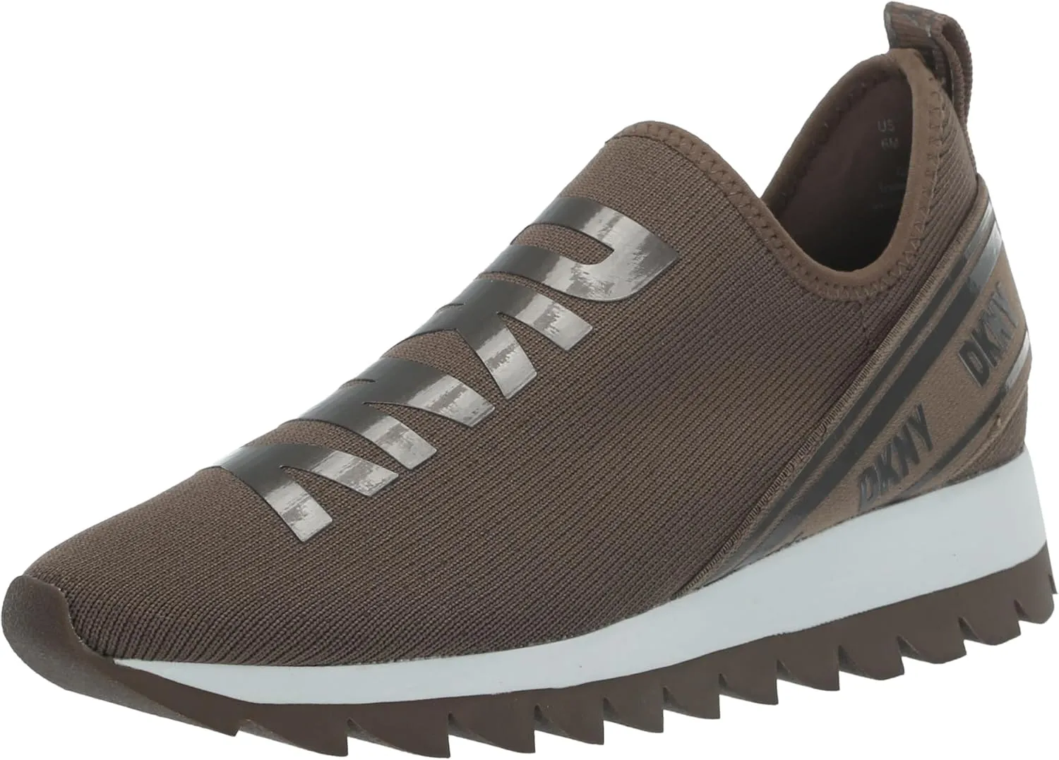 DKNY Women's Abbi Logo Slip-on Running Sneaker