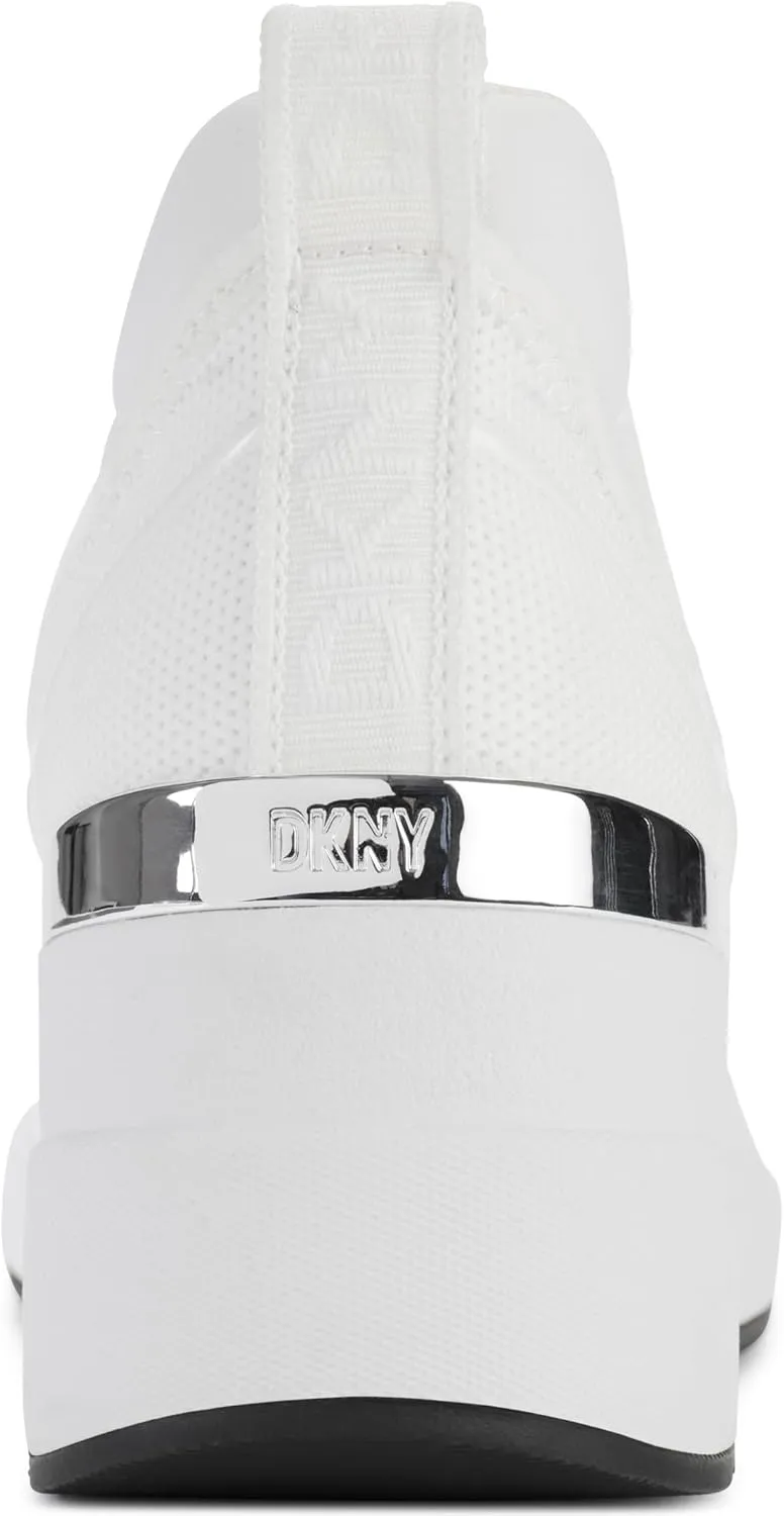 DKNY Women's Pecola Slip on Wedge Sneaker