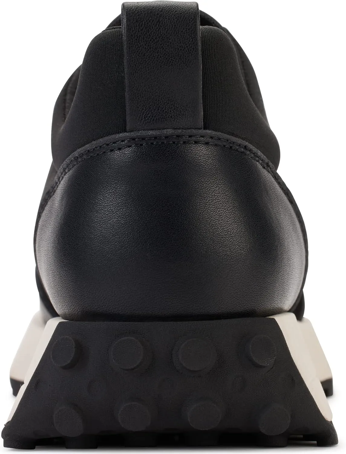 DKNY Women's Platform Mixed Material Slip-on Sneaker