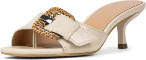 Donald Pliner Women’s Cherry Slide Heeled Sandal, 2.5” Kitten Heel Sandals for Women, Slip On Dress Shoes