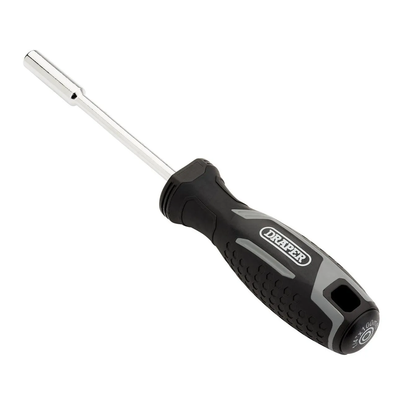 Draper Soft Grip Magnetic Screwdriver Bit Holder 1/4" x 100mm