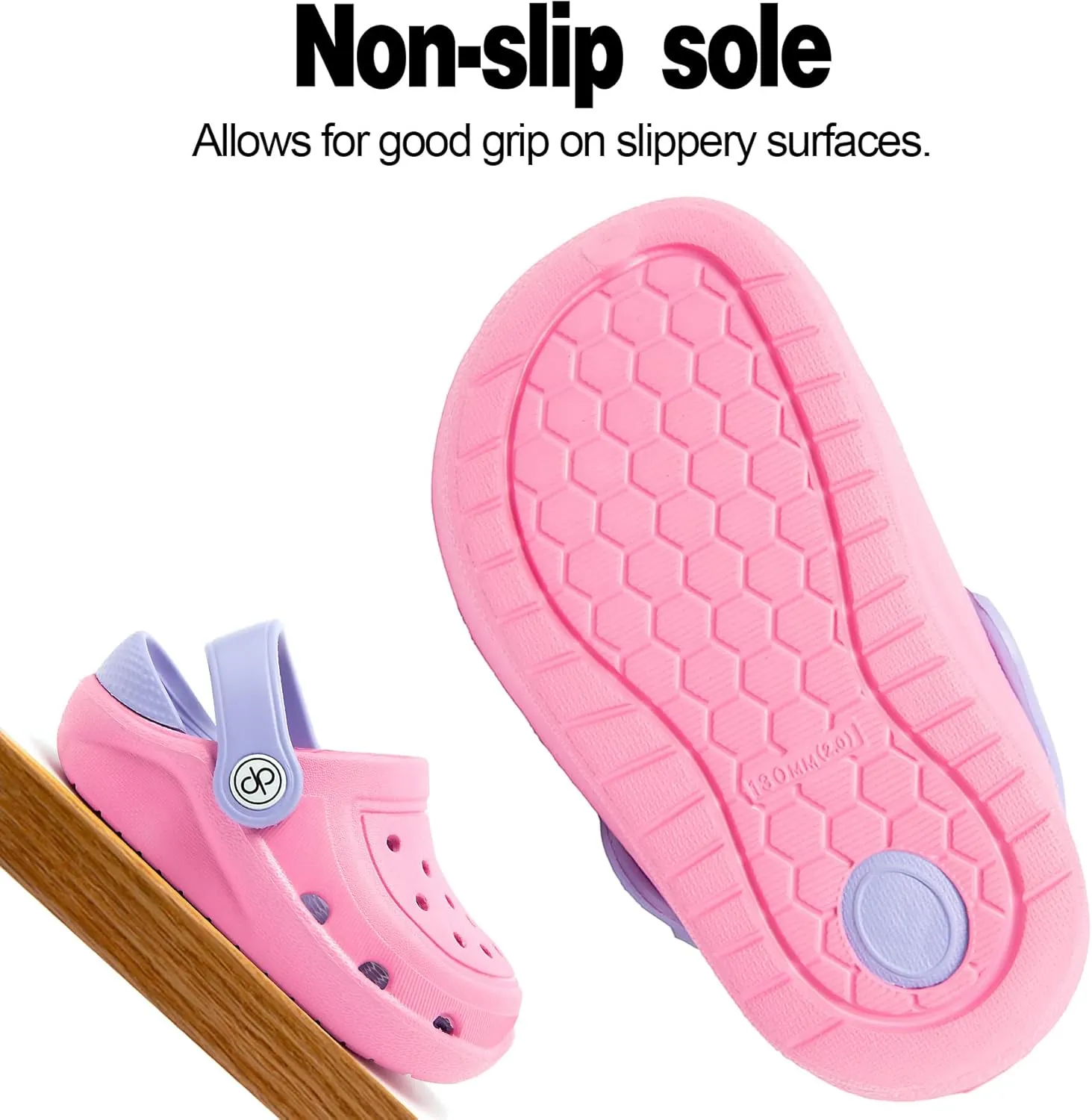 dripdrop Girls Comfort Clogs Kids Slip On Garden Shoes Boys Lightweight Beach Pool Slide Sandals Shower Slipper (Toddler/Little Kids)