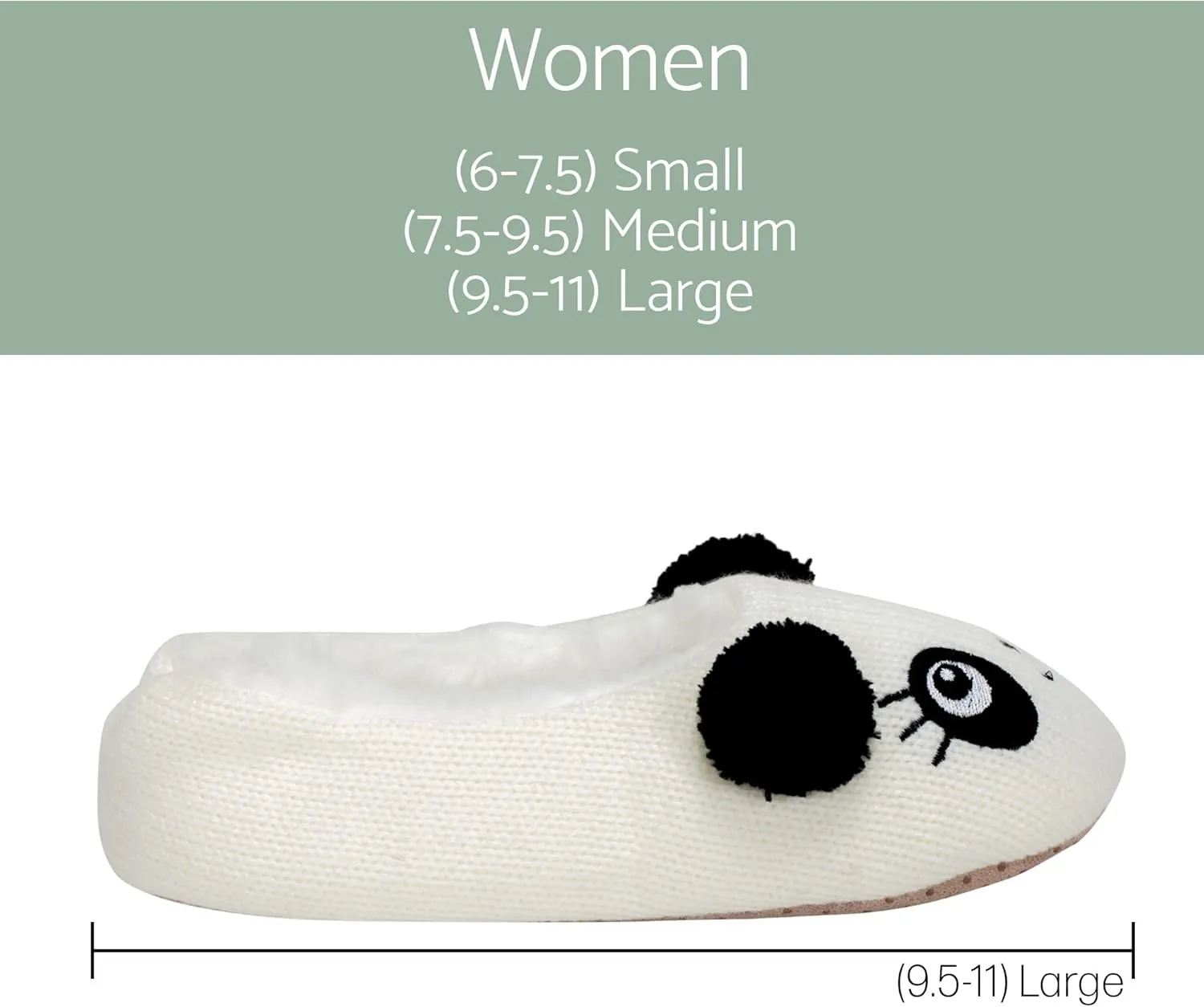 Elanze Designs Womens Animal Cozy Indoor Plush Lined Non Slip Fuzzy Soft Slipper