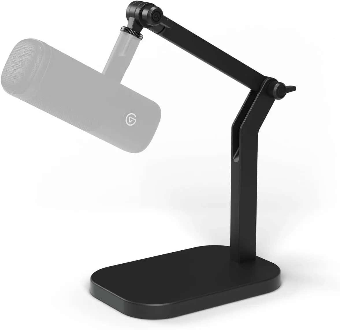 Elgato Wave Desk Stand - Adjustable Mounting Arm for Microphones, Works, HyperX, Rode, Fifine, Shure and More Mics, Compatible 1/4, 3/8 & 5/8 Thread, for Recording/Podcasting/Streaming