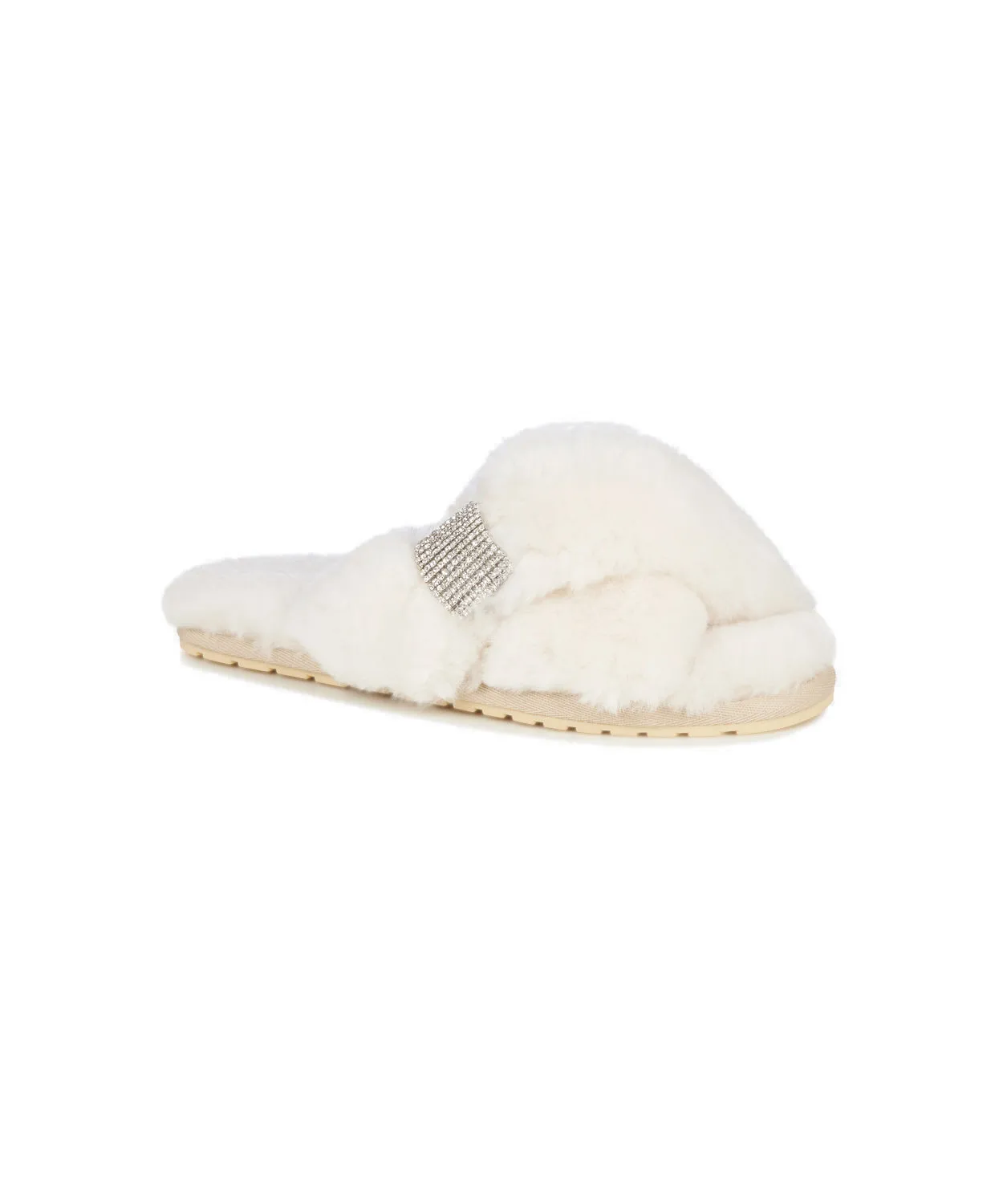 EMU Mayberry Crystal Natural Sheepskin Slippers
