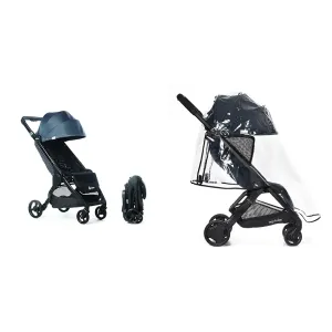 Ergobaby Metro  Compact Baby Stroller, Lightweight Umbrella Stroller Folds Down & Metro Lightweight Baby Stroller Accessories, Accessory: Weather Shield