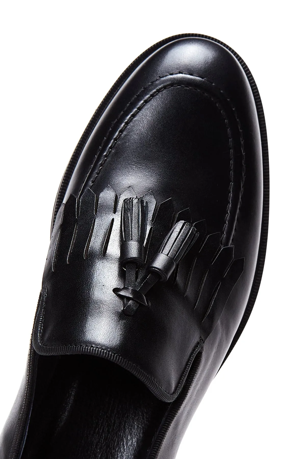 Erkek Deri Püsküllü Loafer