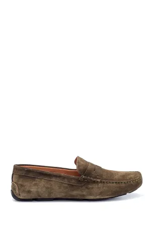 Erkek Deri Süet Loafer